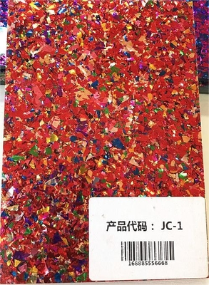4mm Thick Chunky Flakes Glitter Cast Acrylic Sheet For Laser Cutting