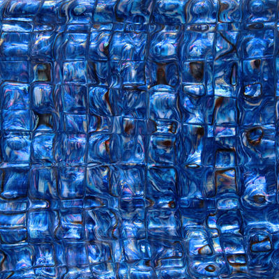 Шарик пингпонга целлулоида лоснистой голубой прокладки листа целлулоида пластиковой декоративный